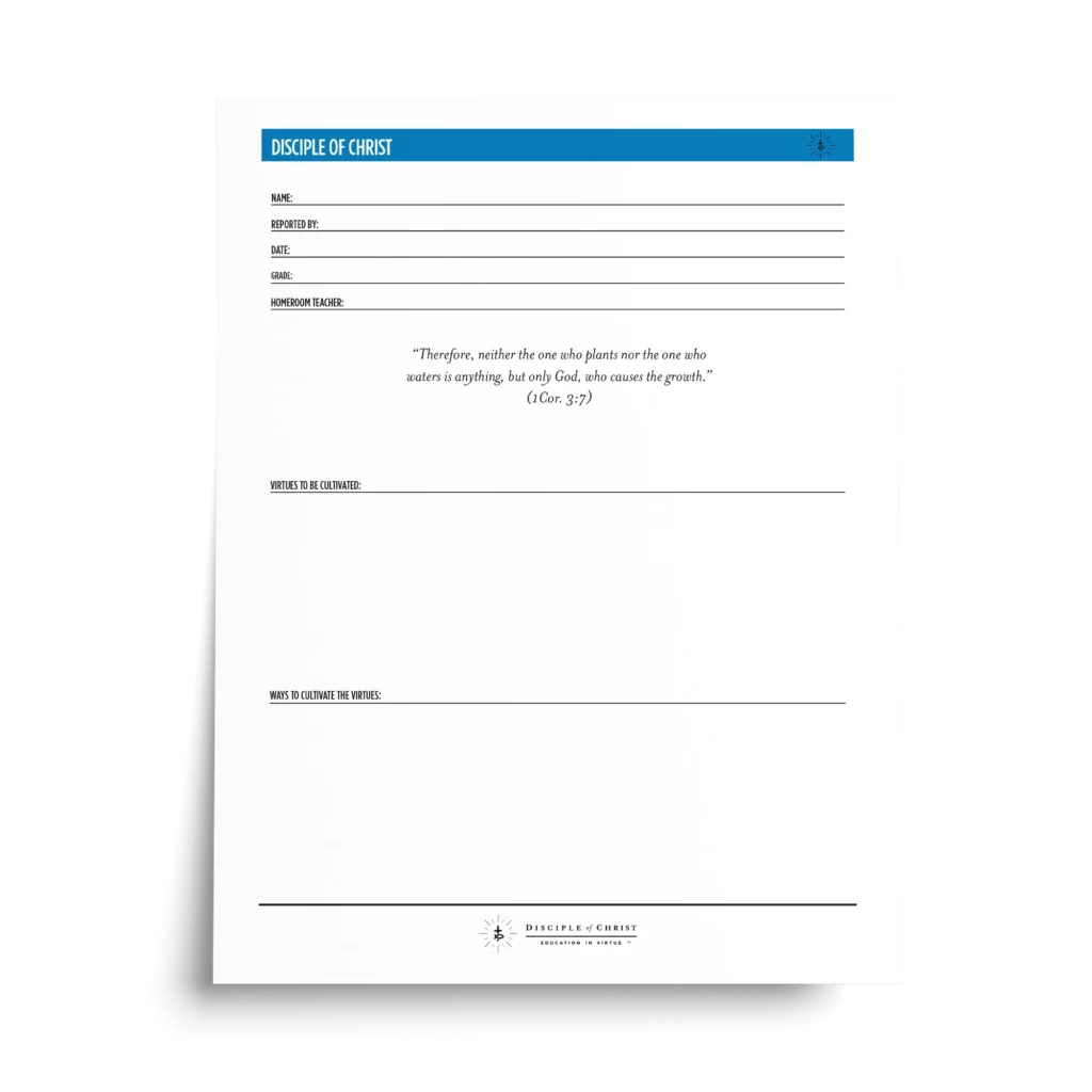 Virtue To Be Cultivated Note