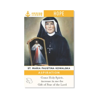 Hope Saint Cards – St. Maria Faustina Kowalska (48 Pack)