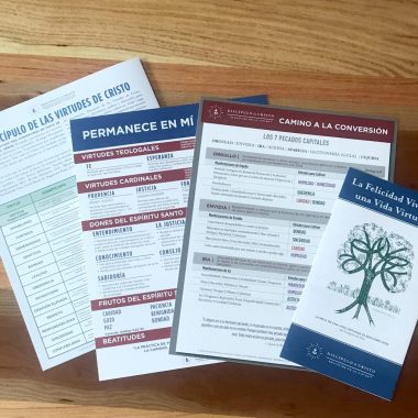 Spanish virtue chart pack