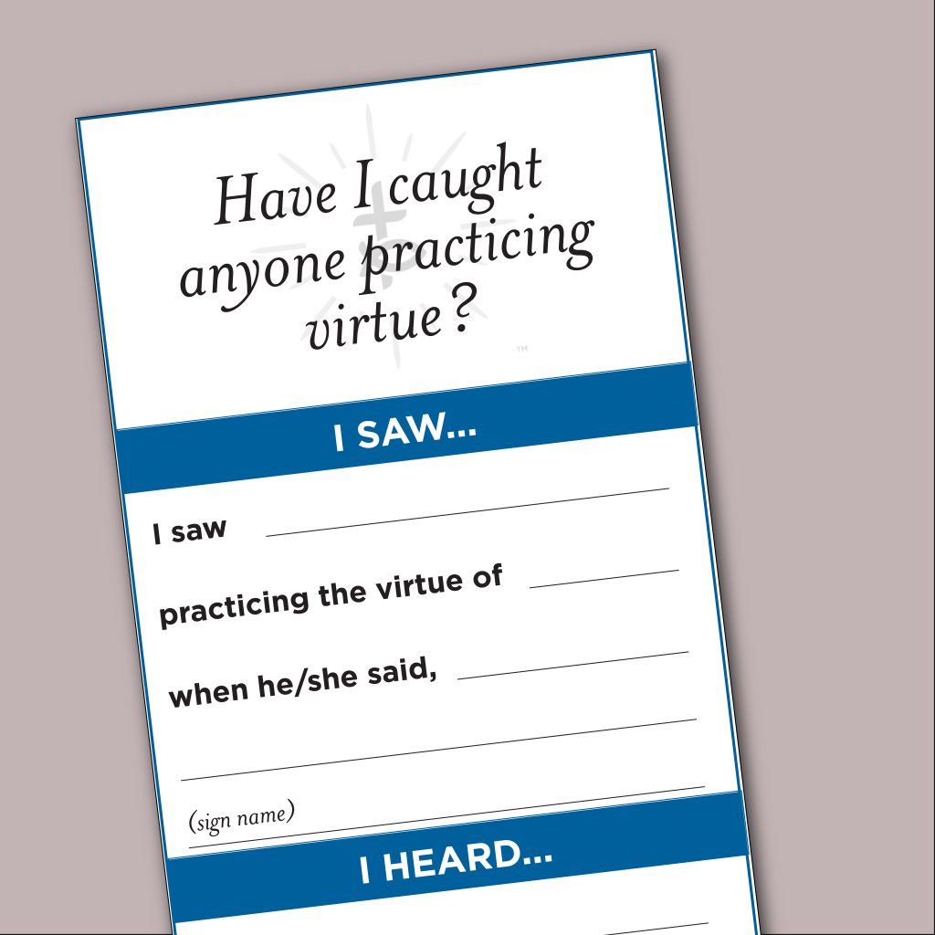 Caught Practicing Virtues Bookmark - Download - Image 3