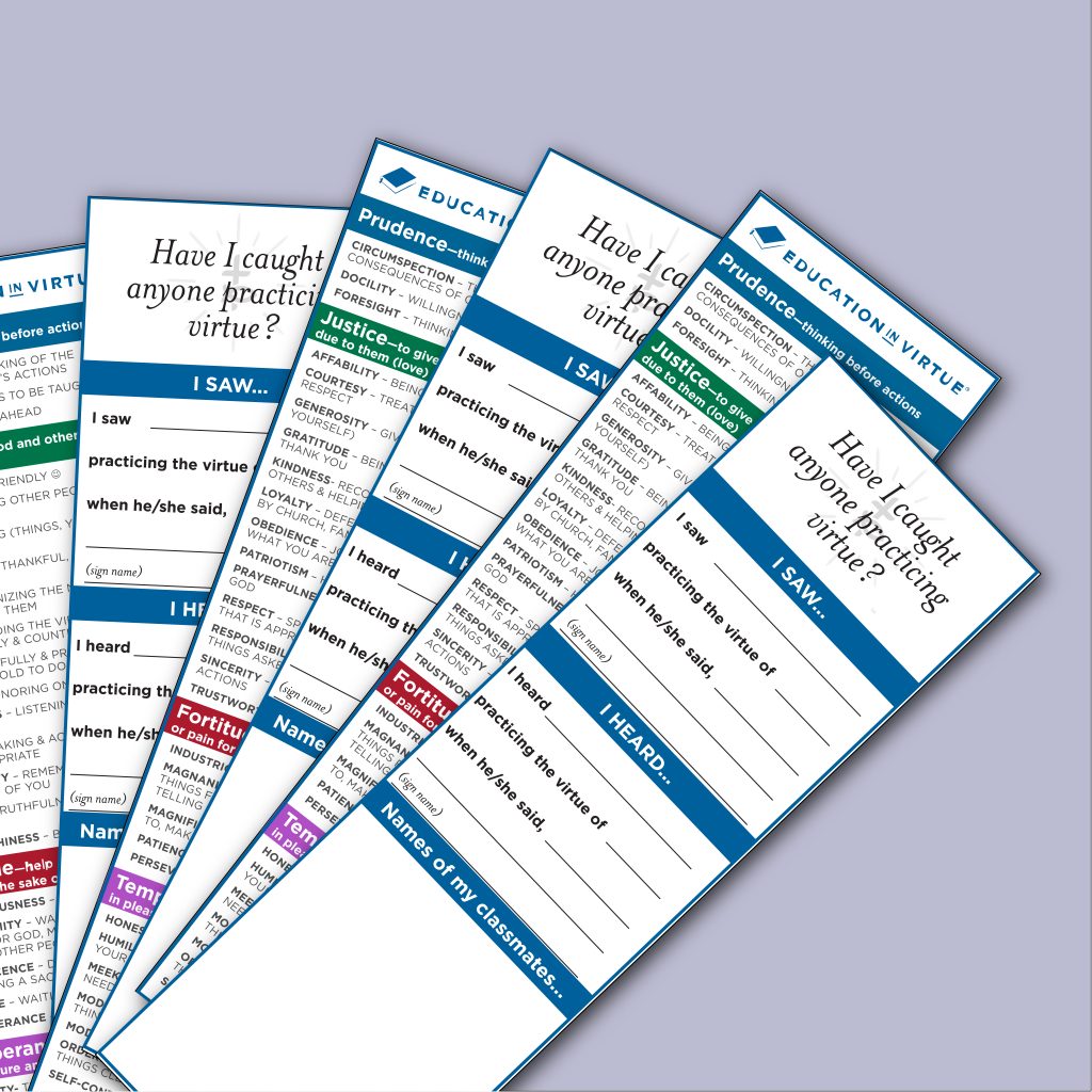 Caught Practicing Virtues Bookmark - Download - Image 4