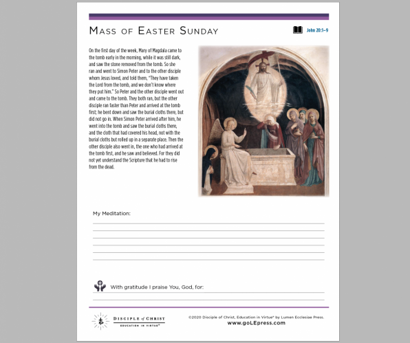 Holy Week Worksheets - Image 4