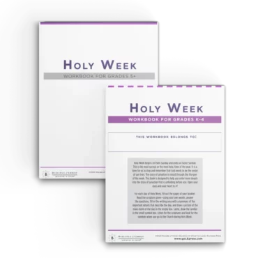 Holy Week Worksheets