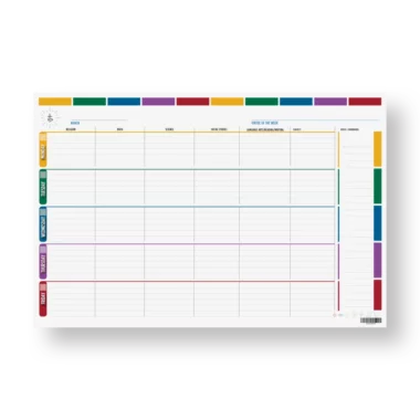 Elementary Assignment Wall Chart