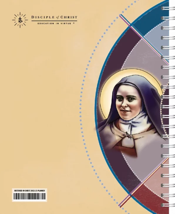 Grade 5-12, Restored in Christ, 2022-23 Student Planner - Image 2