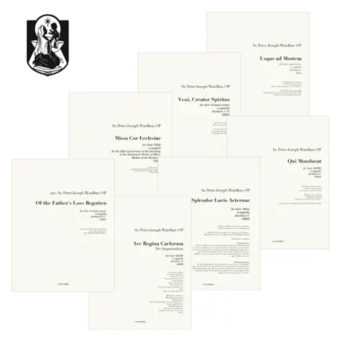 Sacred Liturgical Music composed by Sr. Peter Joseph Wardlaw, O.P.