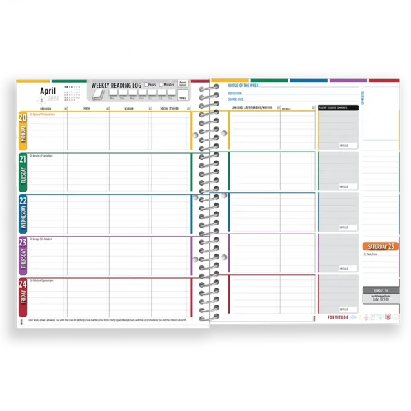2025 - 2026 Elementary Planner - Image 2